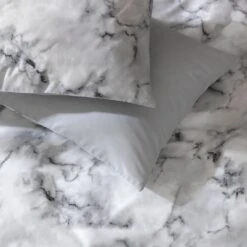 Habitat Marble White & Black Bedding Set - Single 11 Habitat Marble White & Black Bedding Set - Single -Habitat Store 8343271 R Z003A