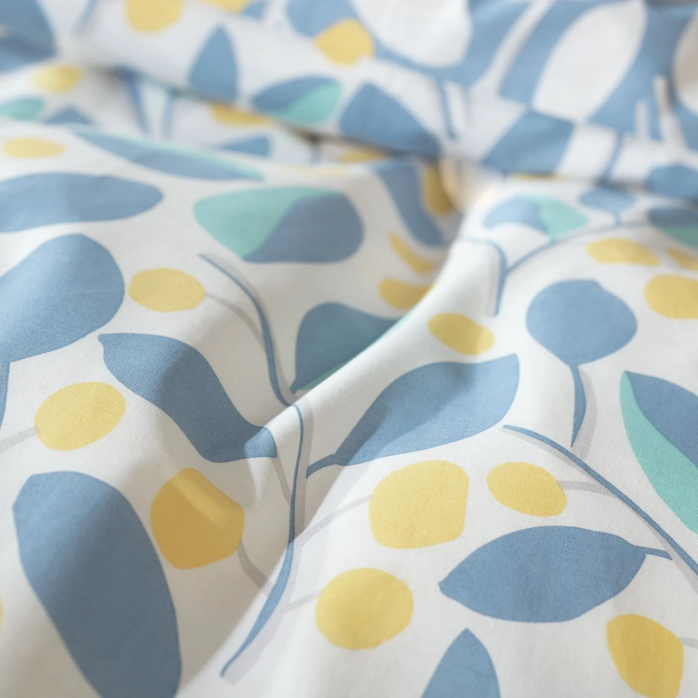 Habitat Scandi Floral Sky Blue & Yellow Bedding Set - Single 6 Habitat Scandi Floral Sky Blue & Yellow Bedding Set - Single - Image 6