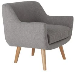 Habitat Nellie Fabric Accent Chair - Grey -Habitat Store 8346278 R Z004A