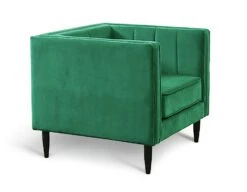 Habitat Vanessa Velvet Armchair - Green 8 Habitat Vanessa Velvet Armchair - Green -Habitat Store 8382847 R Z004A