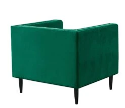 Habitat Vanessa Velvet Armchair - Green 9 Habitat Vanessa Velvet Armchair - Green -Habitat Store 8382847 R Z005A