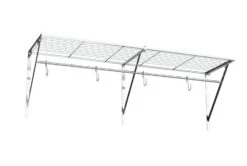 Habitat Chrome Wall Shelf With Hanging Bars 5 Habitat Chrome Wall Shelf With Hanging Bars -Habitat Store 8422381 R Z002A