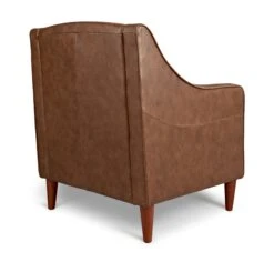 Habitat Dorian Faux Leather Armchair - Tan -Habitat Store 8435866 R Z003A