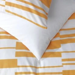 Habitat Stripe Mustard & White Bedding Set - Single 9 Habitat Stripe Mustard & White Bedding Set - Single -Habitat Store 8442323 R Z003A