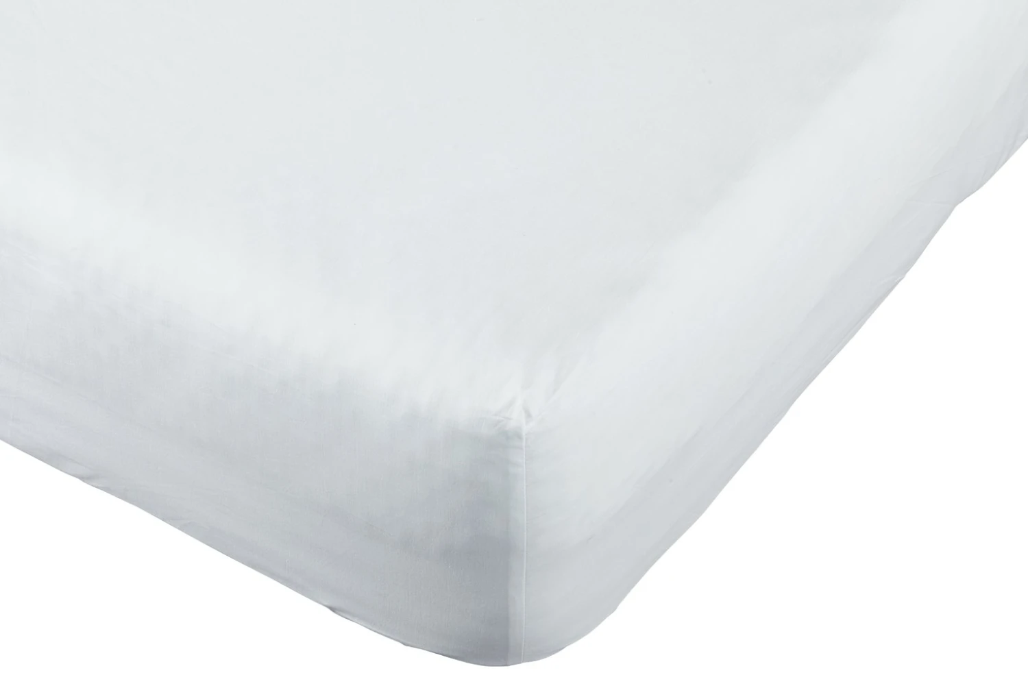 Habitat Pure Cotton 200TC White Deep Fitted Sheet - Single 1 Habitat Pure Cotton 200TC White Deep Fitted Sheet - Single