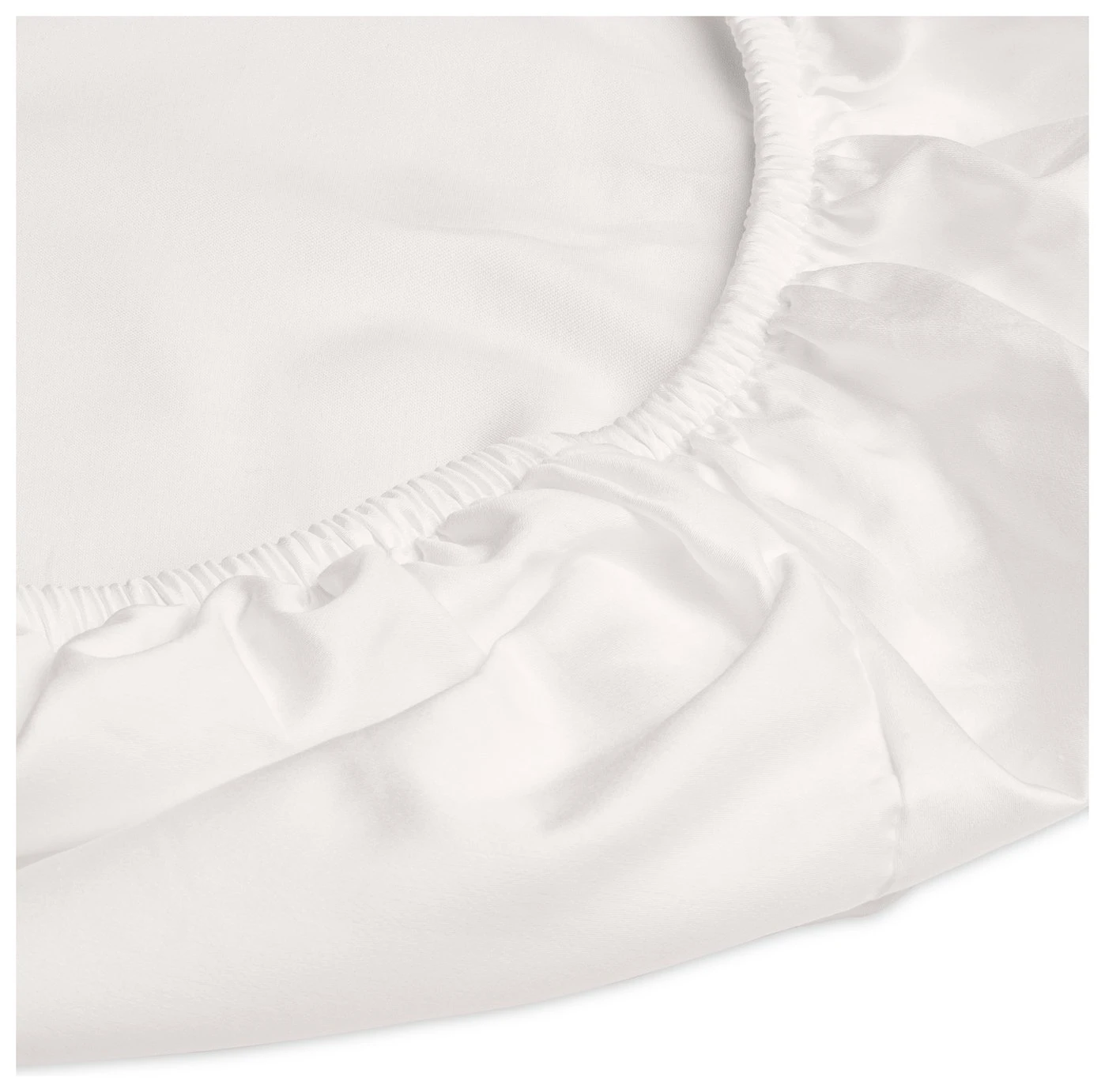 Habitat Egyptian Cotton 400TC Cream Fitted Sheet - Single 3 Habitat Egyptian Cotton 400TC Cream Fitted Sheet - Single - Image 3