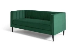 Habitat Vanessa Velvet 3 Seater Sofa - Green -Habitat Store 8463852 R Z002A