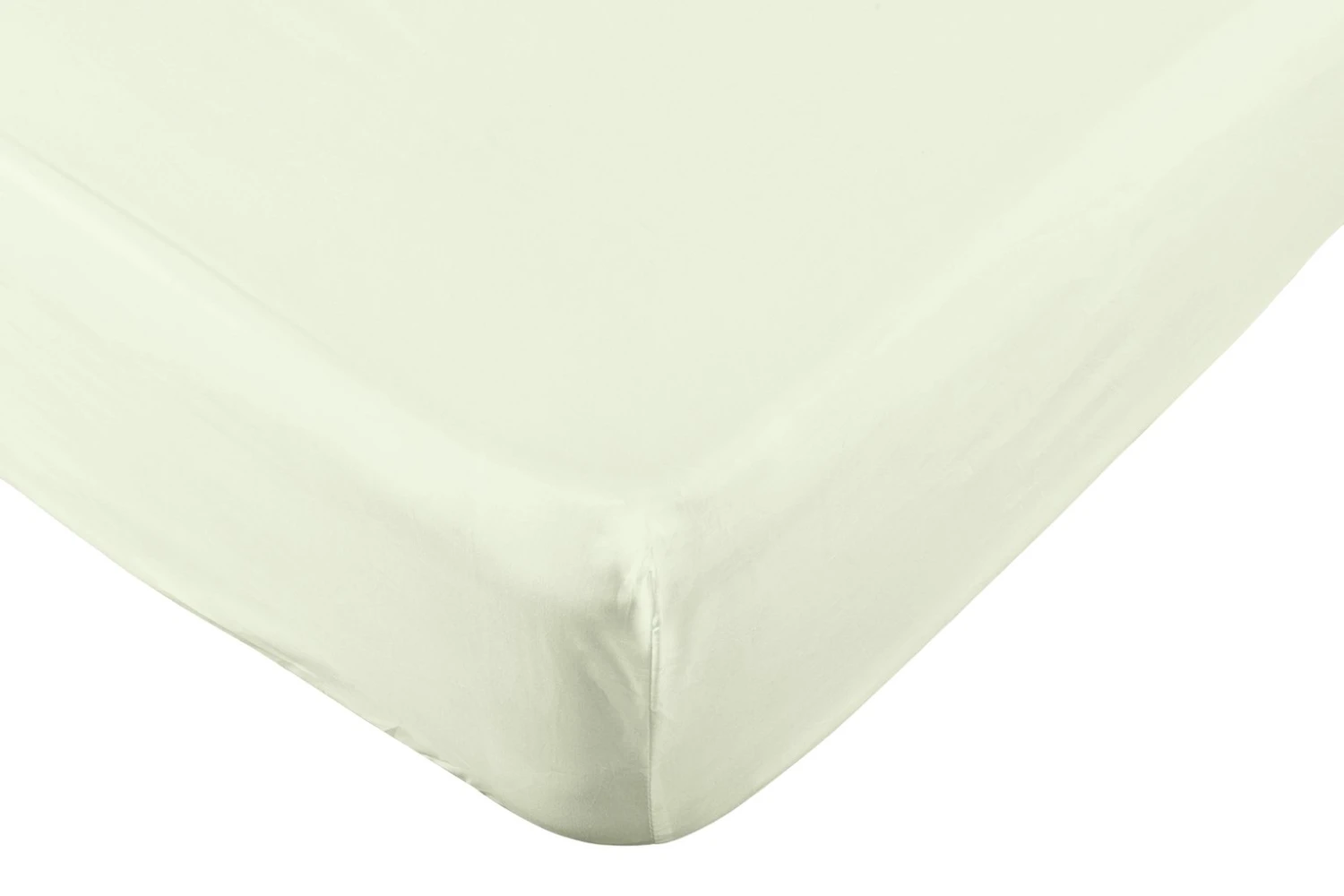 Habitat Pure Cotton 200TC Cream Fitted Sheet - Single 1 Habitat Pure Cotton 200TC Cream Fitted Sheet - Single