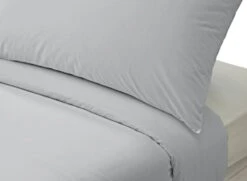 Habitat Pure Cotton 200TC Grey Bedding Set - Double -Habitat Store 8478139 R Z003A