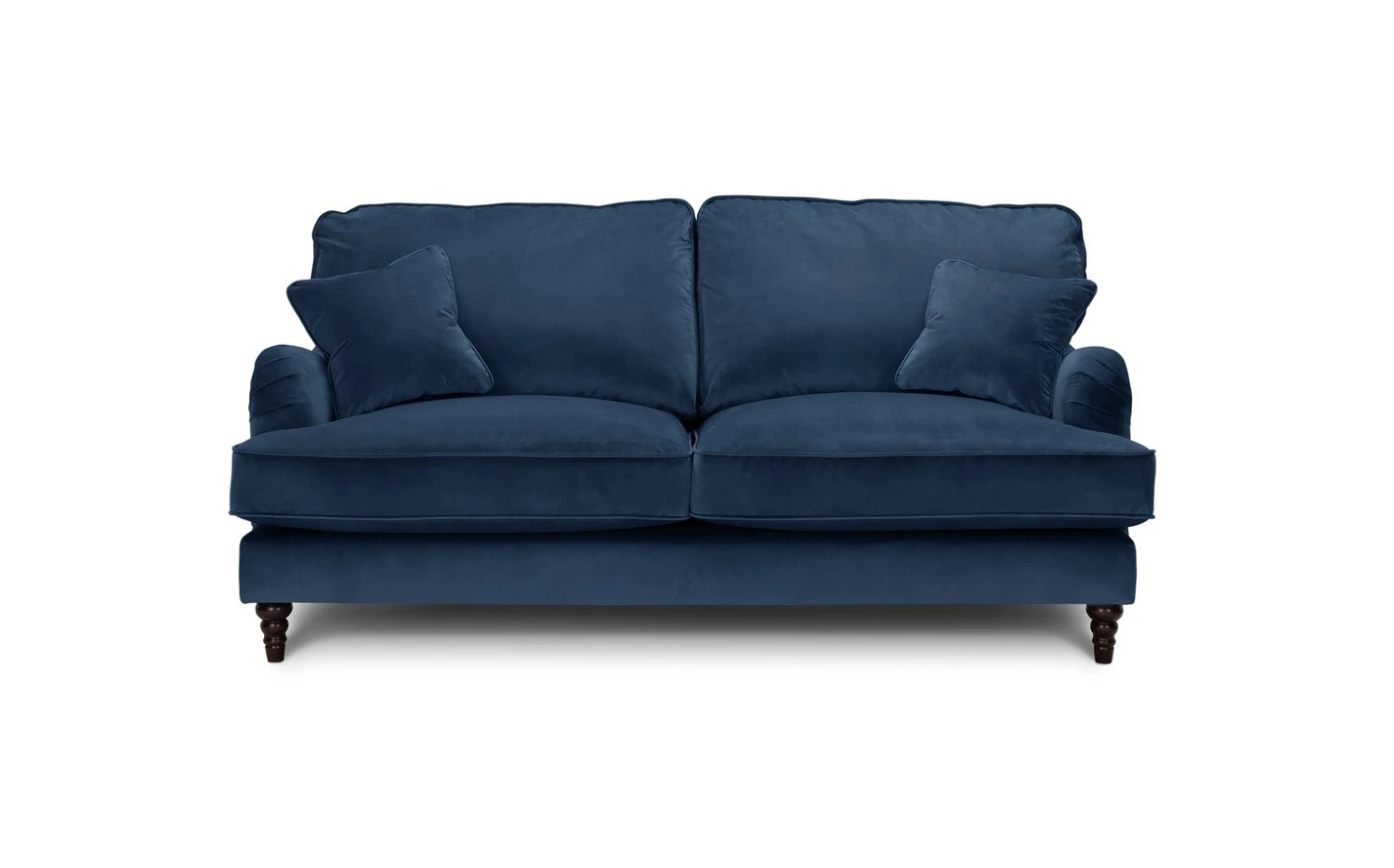 Habitat Matilda Velvet 3 Seater Sofa - Blue 1 Habitat Matilda Velvet 3 Seater Sofa - Blue