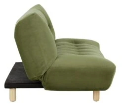 Habitat Kota 3 Seater Velvet Clic Clac Sofa Bed - Green -Habitat Store 8489496 R Z003A
