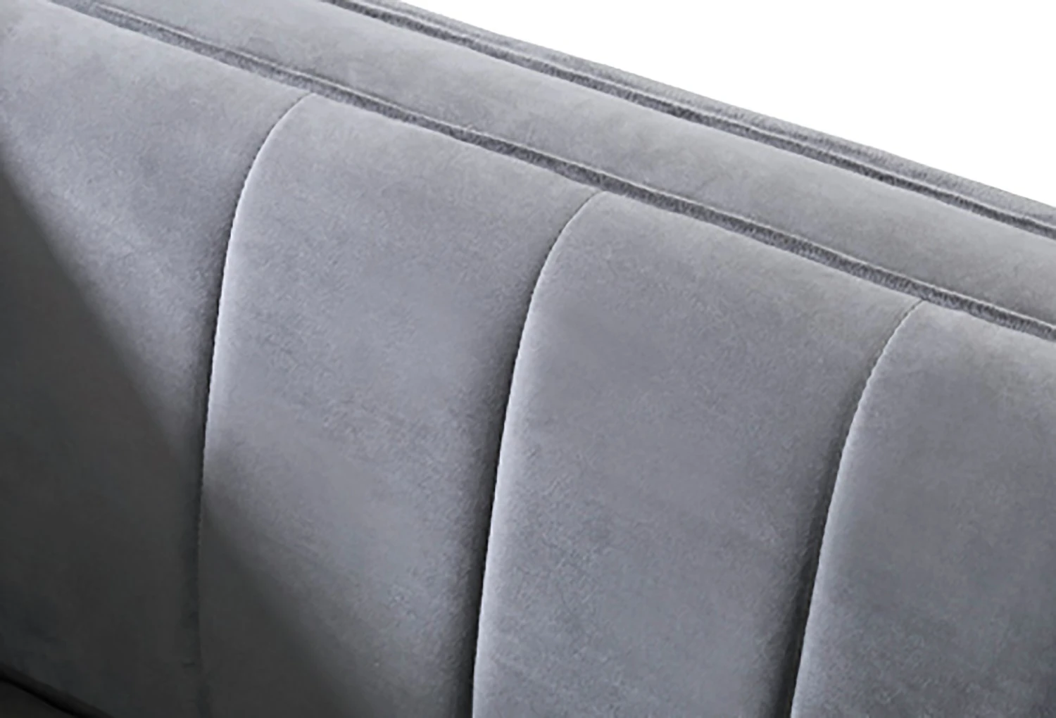 Habitat Vanessa Velvet Armchair - Grey 5 Habitat Vanessa Velvet Armchair - Grey - Image 5