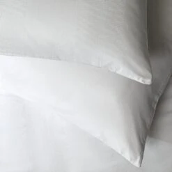 Habitat Cotton 300TC Waffle Striped White Bedding Set-Double -Habitat Store 8612483 R Z003A