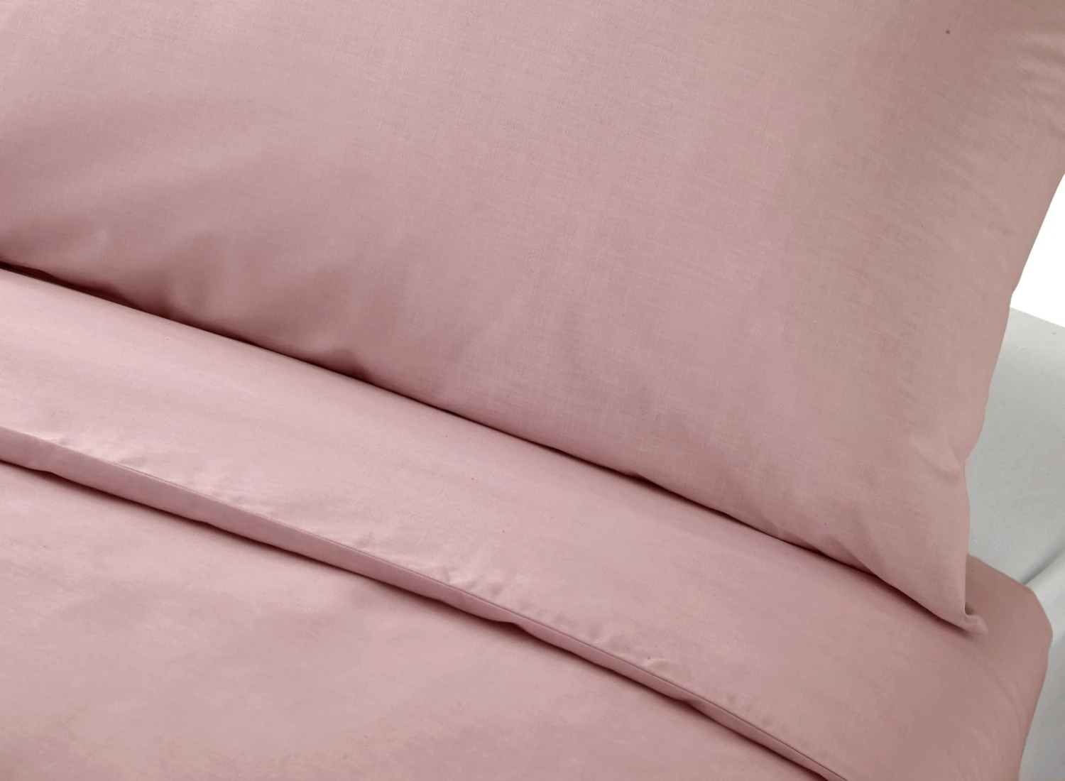 Habitat Cotton Rich Plain Blush Pink Bedding Set - Single 3 Habitat Cotton Rich Plain Blush Pink Bedding Set - Single - Image 3