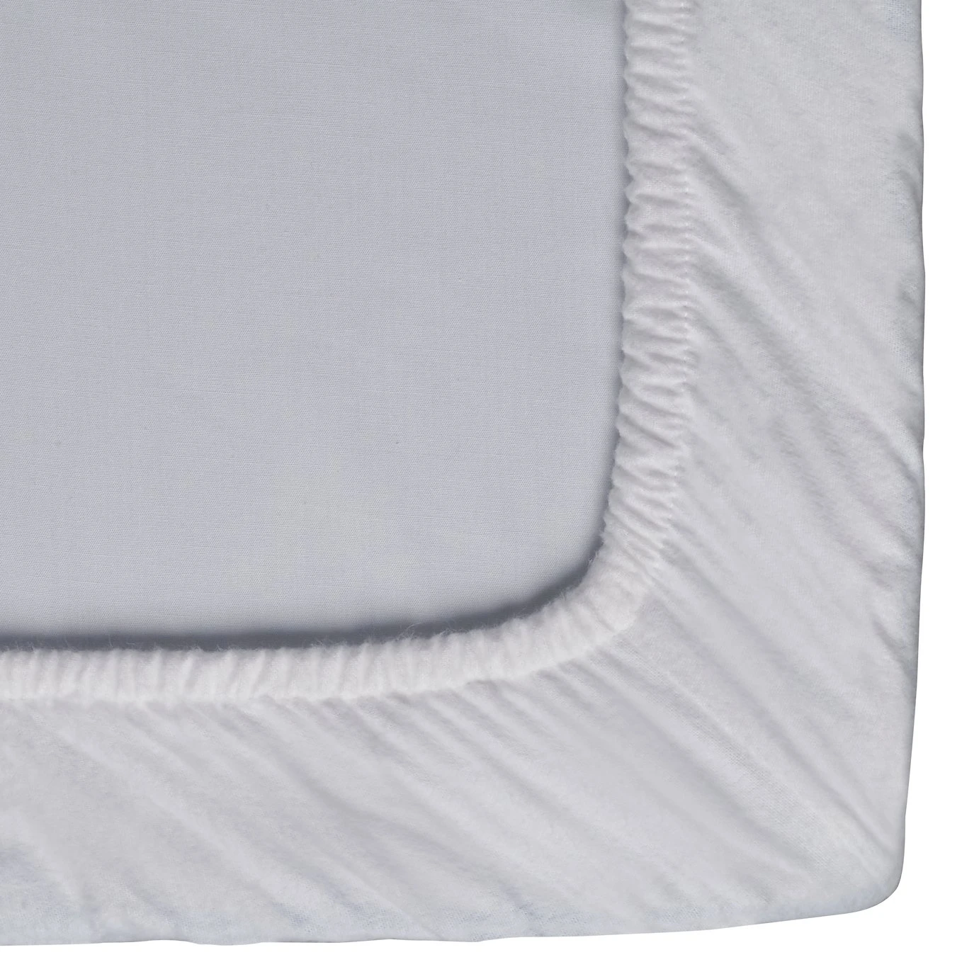 Habitat Cotton Brushed White Fitted Sheet - Toddler 2 Habitat Cotton Brushed White Fitted Sheet - Toddler - Image 2