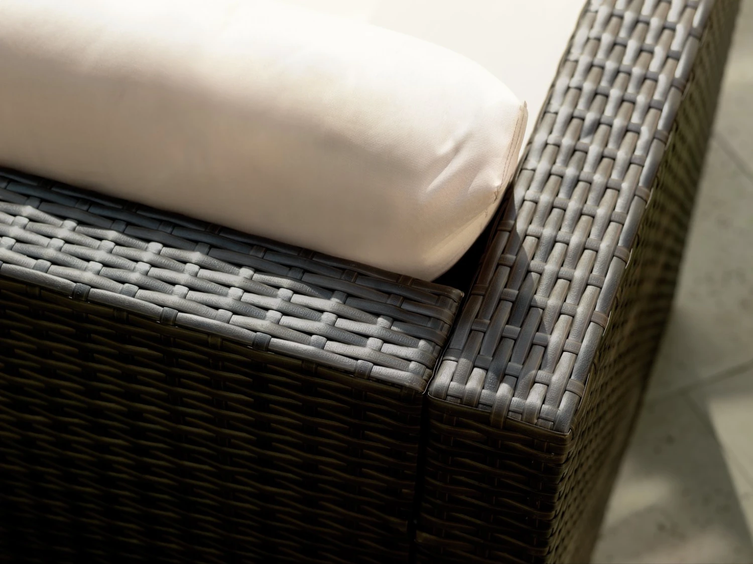 Habitat 4 Seater Rattan Effect Garden Sofa Set - Brown 7 Habitat 4 Seater Rattan Effect Garden Sofa Set - Brown - Image 7