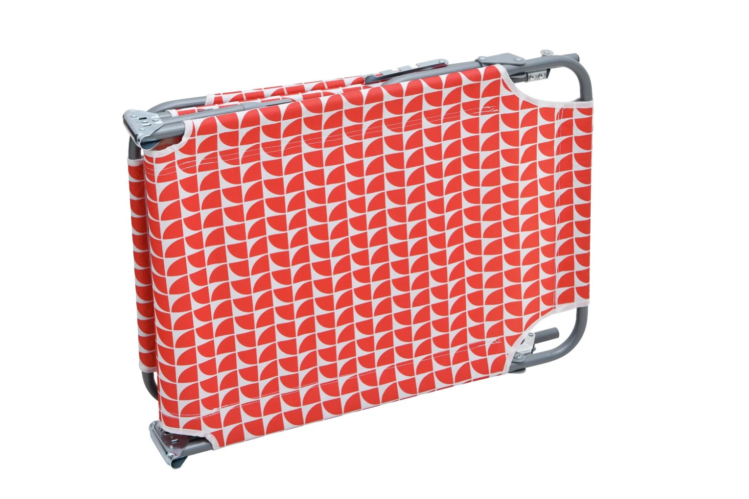 Habitat Folding Metal Sun Lounger - Geo Orange 10 Habitat Folding Metal Sun Lounger - Geo Orange - Image 10