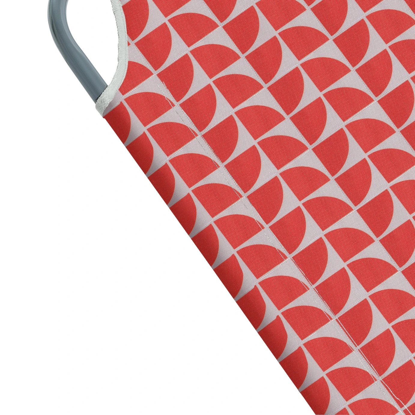 Habitat Folding Metal Sun Lounger - Geo Orange 11 Habitat Folding Metal Sun Lounger - Geo Orange - Image 11