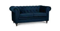 Habitat Chesterfield Velvet 2 Seater Sofa - Blue 13 Habitat Chesterfield Velvet 2 Seater Sofa - Blue -Habitat Store 8817109 R Z002A