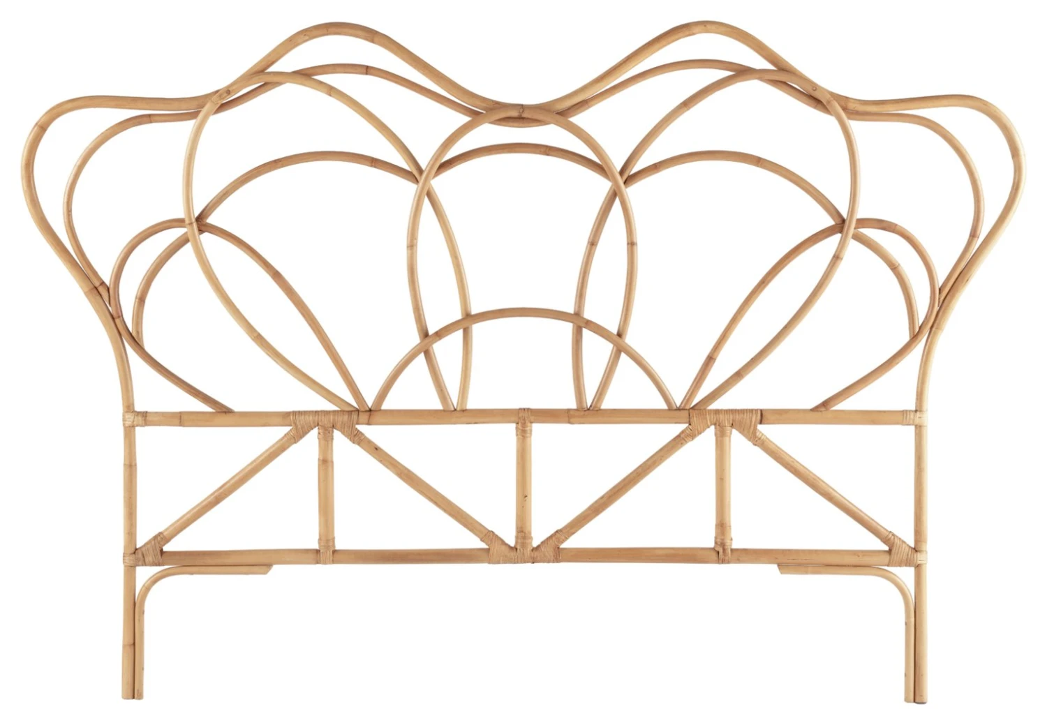 Habitat Asri Rattan Headboard - Double 2 Habitat Asri Rattan Headboard - Double - Image 2