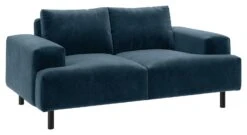 Habitat Julien Velvet 2 Seater Sofa - Navy Blue 9 Habitat Julien Velvet 2 Seater Sofa - Navy Blue -Habitat Store 8863524 R Z002A