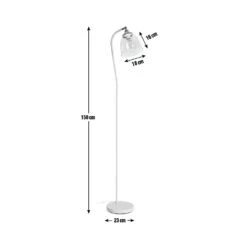 Habitat Country Hideaway Floor Lamp - Cream -Habitat Store 8865058 R Z001E