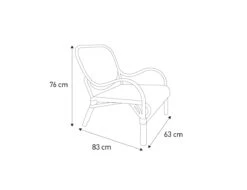 Habitat Rafa Rattan Accent Chair -Habitat Store 8869243 R Z020A