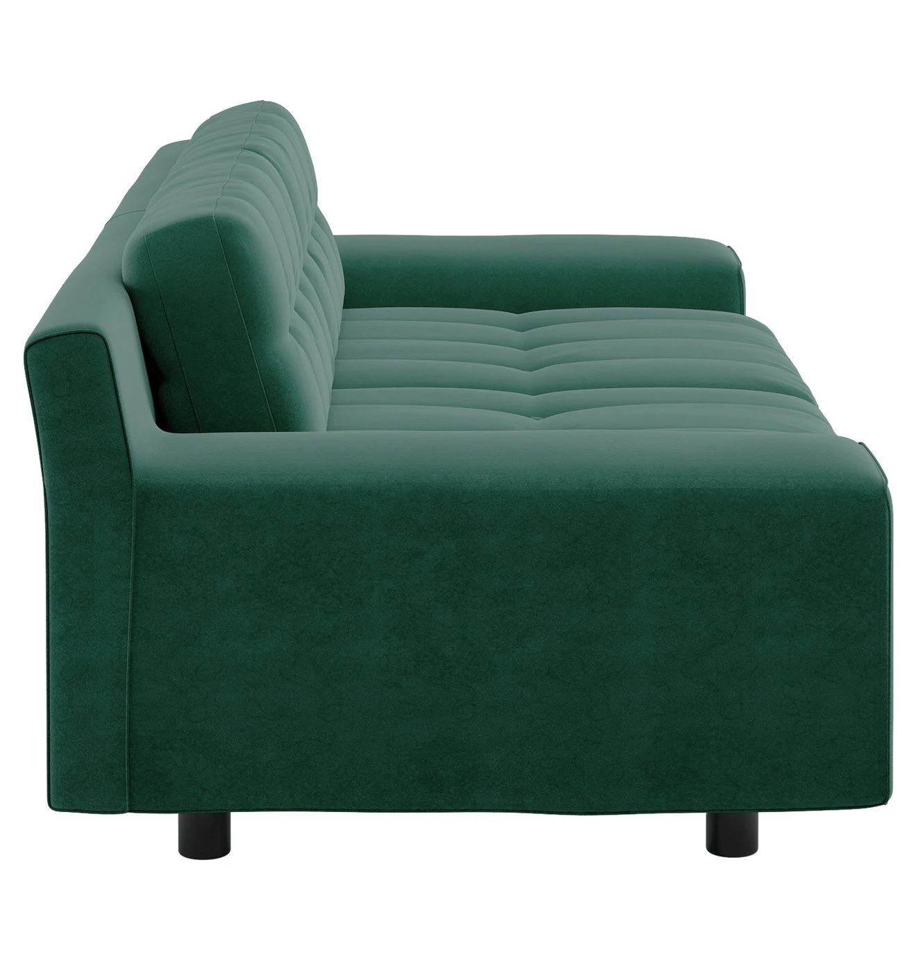 Habitat Hendricks Velvet 3 Seater Sofa - Emerald Green 6 Habitat Hendricks Velvet 3 Seater Sofa - Emerald Green - Image 6