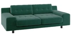 Habitat Hendricks Velvet 3 Seater Sofa - Emerald Green 13 Habitat Hendricks Velvet 3 Seater Sofa - Emerald Green -Habitat Store 8878272 R Z008A