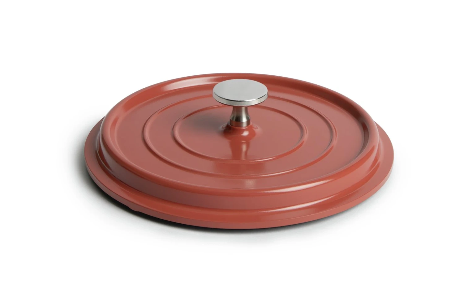 Habitat 2.4 Litre Cast Aluminium Casserole Dish - Red 4 Habitat 2.4 Litre Cast Aluminium Casserole Dish - Red - Image 4