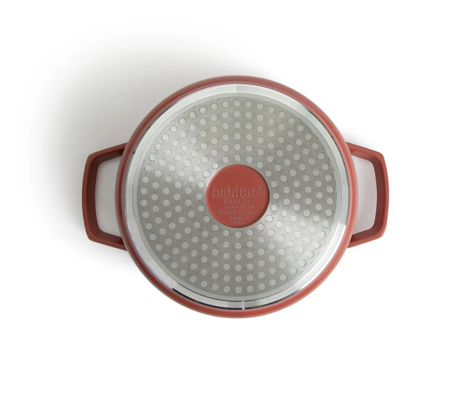 Habitat 2.4 Litre Cast Aluminium Casserole Dish - Red 5 Habitat 2.4 Litre Cast Aluminium Casserole Dish - Red - Image 5