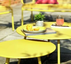 Habitat Ipanema 4 Seater Metal Garden Sofa Set - Yellow -Habitat Store 8893549 R Z003C