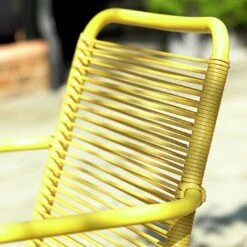 Habitat Ipanema 4 Seater Metal Garden Sofa Set - Yellow -Habitat Store 8893549 R Z010C