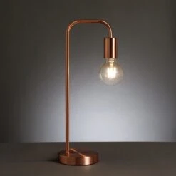 Habitat Rayner Steel LED Desk Lamp - Rose Gold 11 Habitat Rayner Steel LED Desk Lamp - Rose Gold -Habitat Store 8899031 R Z002A