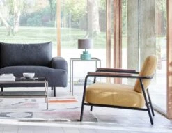 Habitat Cooper Fabric Armchair - Yellow 17 Habitat Cooper Fabric Armchair - Yellow -Habitat Store 8899244 R Z002C