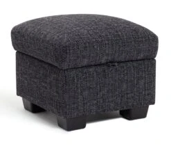 Habitat Lisbon Fabric Storage Footstool - Charcoal 10 Habitat Lisbon Fabric Storage Footstool - Charcoal -Habitat Store 8909086 R Z002A