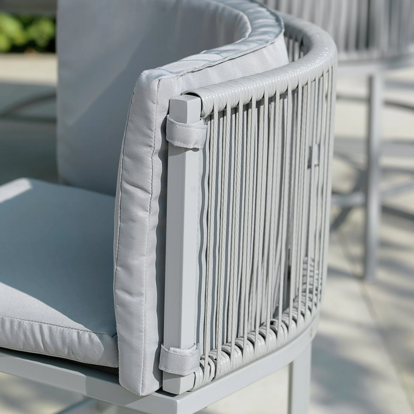 Habitat Nordic 4 Seater Rattan Patio Set - Grey 11 Habitat Nordic 4 Seater Rattan Patio Set - Grey - Image 11