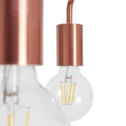 Habitat Rayner Steel LED Flush Ceiling Light - Rosegold -Habitat Store 8927226 R Z002A