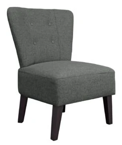 Habitat Delilah Fabric Cocktail Chair - Charcoal -Habitat Store 8937773 R Z004A