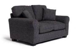 Habitat Lisbon Fabric 2 Seater Sofa - Charcoal -Habitat Store 8948858 R Z004A