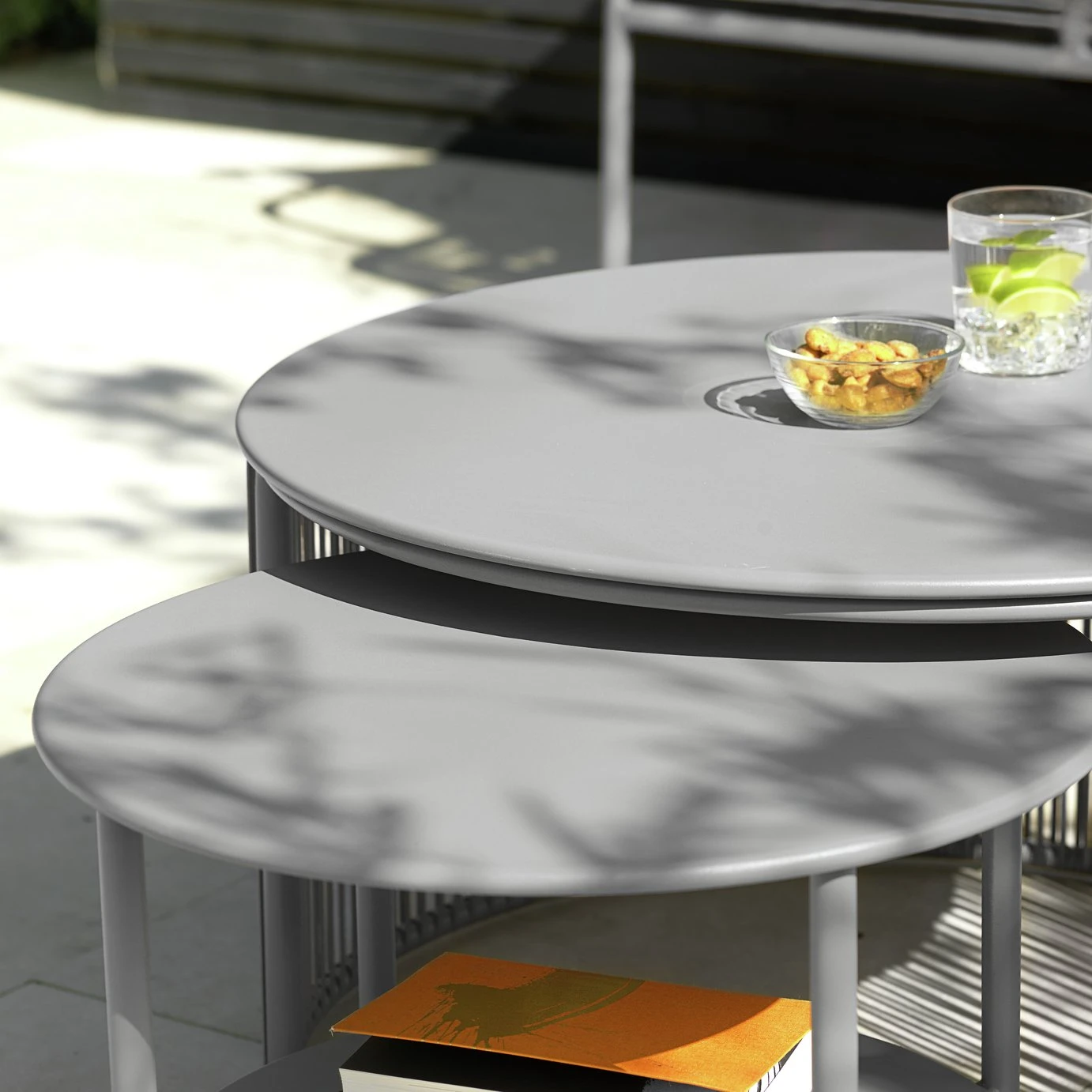Habitat Ipanema Metal Garden Coffee Table - Grey 6 Habitat Ipanema Metal Garden Coffee Table - Grey - Image 6
