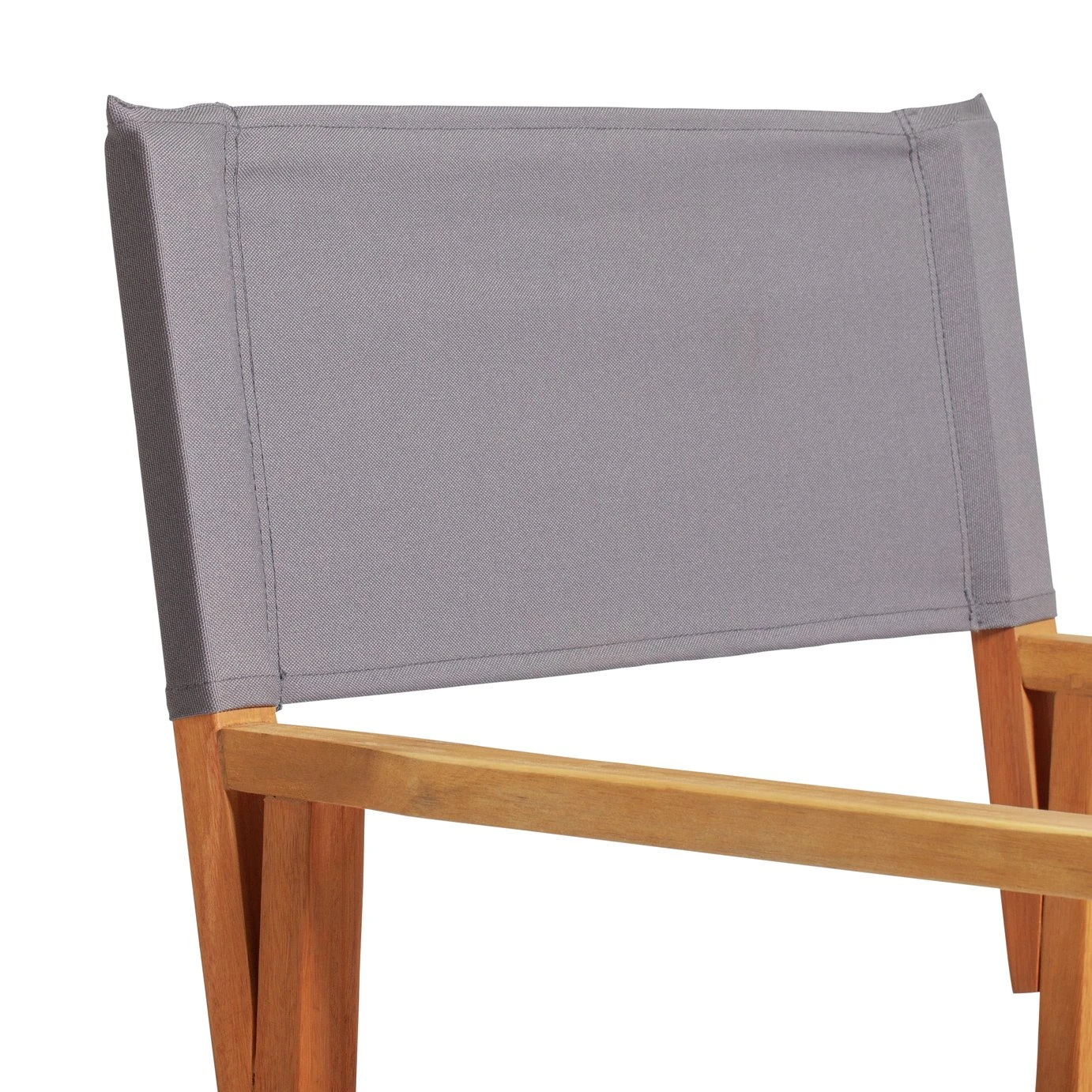 Habitat Folding Wooden Director Chair - Charcoal 6 Habitat Folding Wooden Director Chair - Charcoal - Image 6
