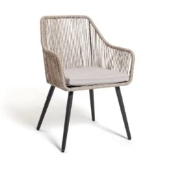 Habitat Malta 4 Seater Rattan Effect Patio Set - Natural 17 Habitat Malta 4 Seater Rattan Effect Patio Set - Natural -Habitat Store 8981671 R Z003A