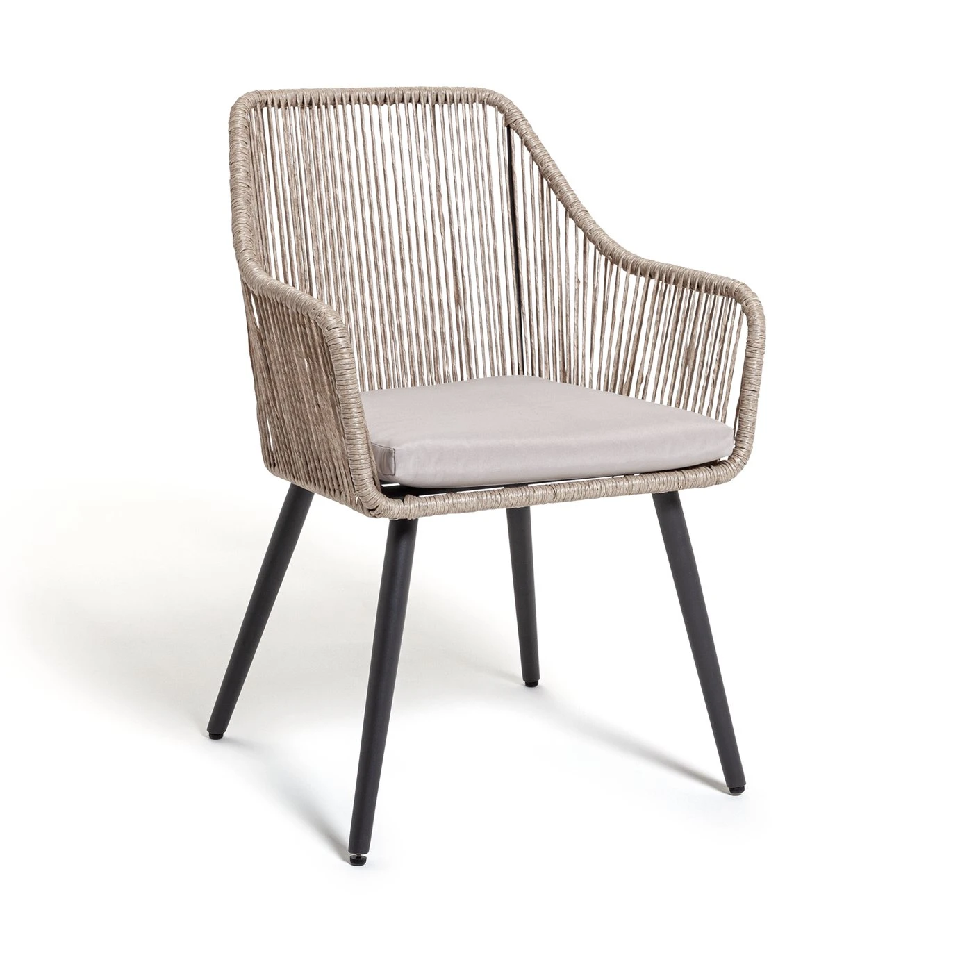 Habitat Malta 4 Seater Rattan Effect Patio Set - Natural 6 Habitat Malta 4 Seater Rattan Effect Patio Set - Natural - Image 6