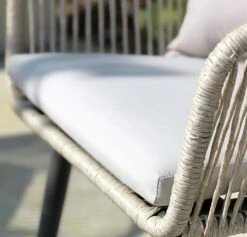 Habitat Malta 4 Seater Rattan Effect Patio Set - Natural 20 Habitat Malta 4 Seater Rattan Effect Patio Set - Natural -Habitat Store 8981671 R Z005C