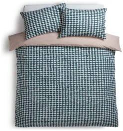Habitat Cotton Scallop Teal Reversible Bedding Set - Double 11 Habitat Cotton Scallop Teal Reversible Bedding Set - Double -Habitat Store 8985684 R Z002A