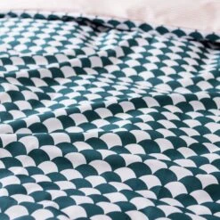 Habitat Cotton Scallop Teal Reversible Bedding Set - Double 15 Habitat Cotton Scallop Teal Reversible Bedding Set - Double -Habitat Store 8985684 R Z006A
