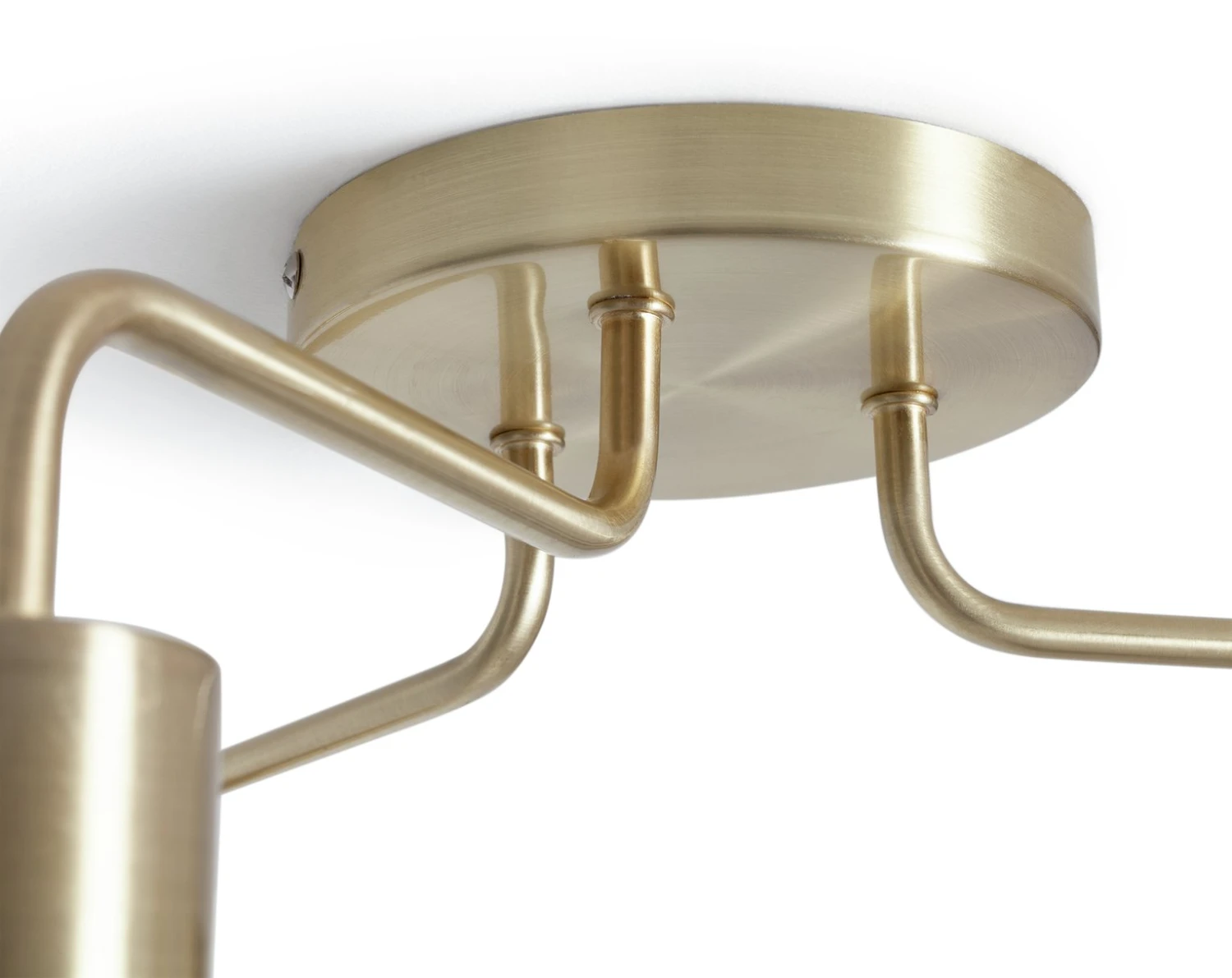 Habitat Rayner Steel 3 Light LED Flush Ceiling Light - Brass 5 Habitat Rayner Steel 3 Light LED Flush Ceiling Light - Brass - Image 5