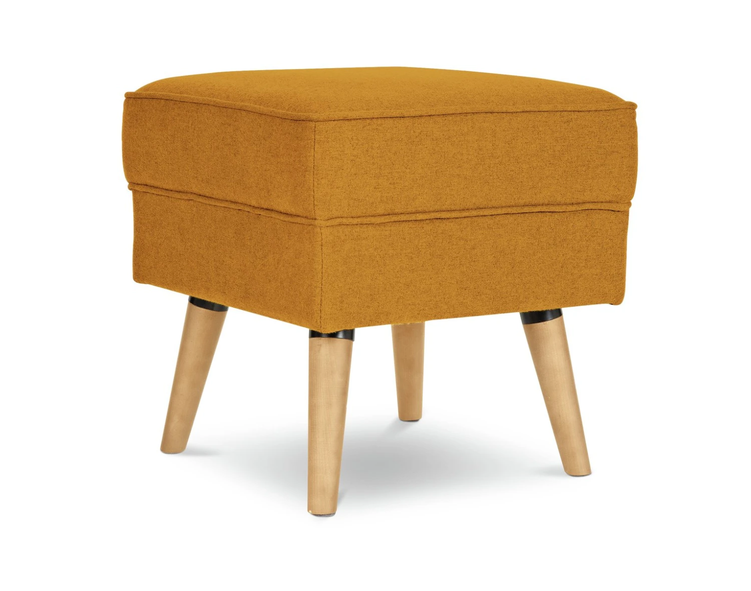 Habitat Callie Fabric Footstool - Mustard Yellow 4 Habitat Callie Fabric Footstool - Mustard Yellow - Image 4