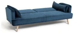 Habitat Andy 3 Seater Velvet Clic Clac Sofa Bed - Blue 12 Habitat Andy 3 Seater Velvet Clic Clac Sofa Bed - Blue -Habitat Store 9160659 R Z003A